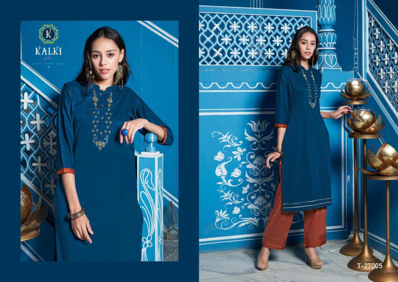Kalki Tripling Vol-2 Cotton Viscose Kurti Sets Kalki Tripling Vol-2 Cotton Viscose Kurti Sets